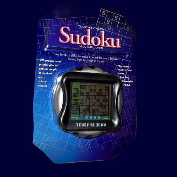 Excalibur SuDoku Touch Screen Multi Player Handheld Electronic Game Puzzles 2782 - Picture 1 of 4